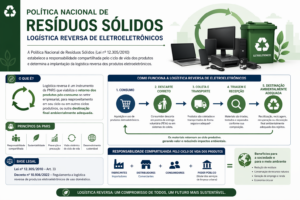 O que a Lei 12.305/2010 e o Decreto 10.240/2020 determinam sobre o descarte de eletroeletrônicos nas empresas