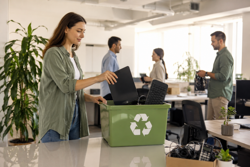 Como criar um programa interno de reciclagem de eletroeletrônicos na sua empresa: 6 etapas
