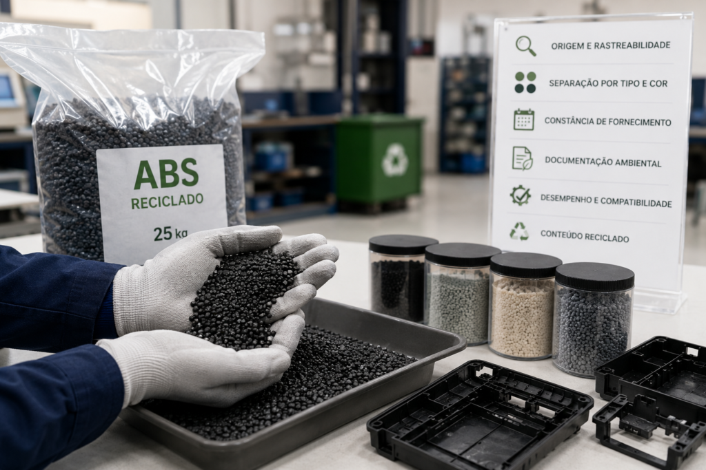 Resina ABS reciclada: 6 critérios para avaliar o uso na produção industrial