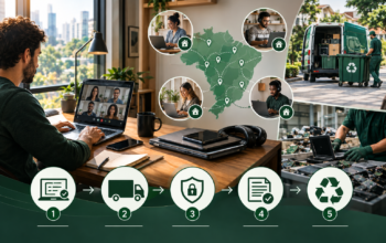 Descarte de eletroeletrônicos em home office: 5 mudanças para empresas com equipe remota